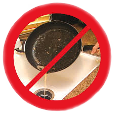 No Grease Down the Drain